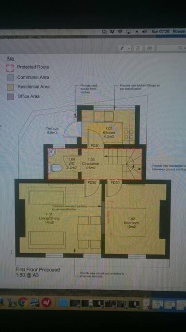 Central London Flat. Georgian Terrace. Bright. Екстер'єр фото